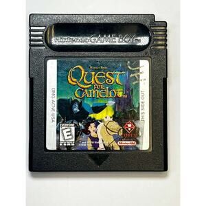 Nintendo Game Boy Quest for Camelot Cartridge Authentic Tested Works